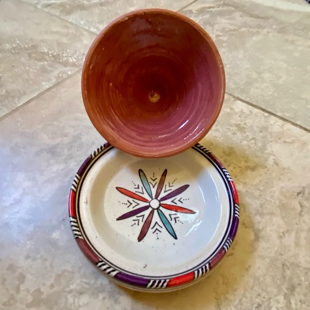 🆕 Hand Crafted Spice Tagine - Signed!